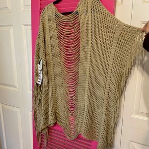 NWT one size multi-way poncho!!!